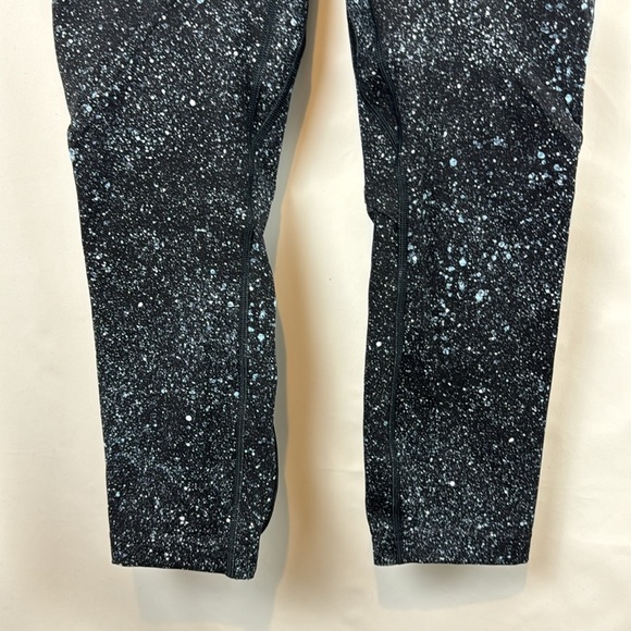 Lululemon Lead the Pack Crop‎ 23" Mineralize Multi Black Blue Leggins Size 6 - Picture 7 of 14
